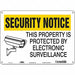 Safety Sign 10 in x 14 in Aluminum