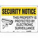 Safety Sign 14 in x 20 in Aluminum