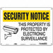 Safety Sign 10 in x 14 in Polyethylene