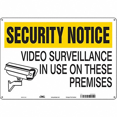 Safety Sign 14 in x 20 in Aluminum