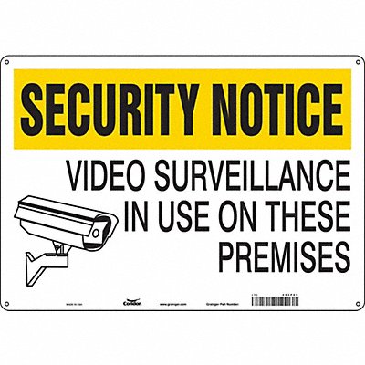 Safety Sign 14 in x 20 in Polyethylene