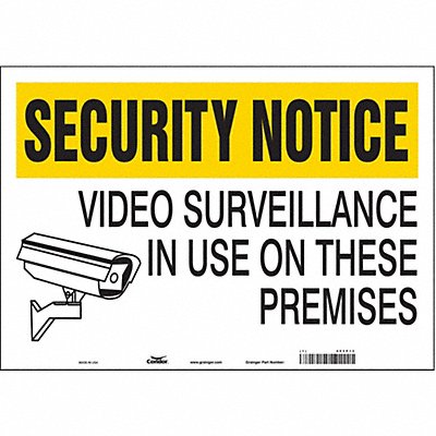 Safety Sign 14 in x 20 in Vinyl