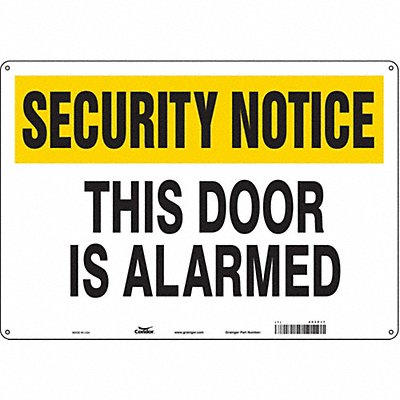 Safety Sign 14 in x 20 in Aluminum