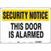 Safety Sign 14 in x 20 in Polyethylene