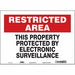 Safety Sign 10 in x 14 in Vinyl
