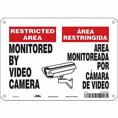 Safety Sign 7 in x 10 in Aluminum