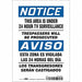 Safety Sign 10 in x 7 in Vinyl