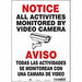 Safety Sign 14 in x 10 in Vinyl