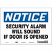 Safety Sign 7 in x 10 in Vinyl