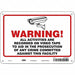 Safety Sign 7 in x 10 in Aluminum