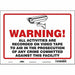 Safety Sign 10 in x 14 in Vinyl