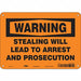 Safety Sign 7 in x 10 in Aluminum