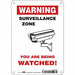 Safety Sign 10 in x 7 in Aluminum