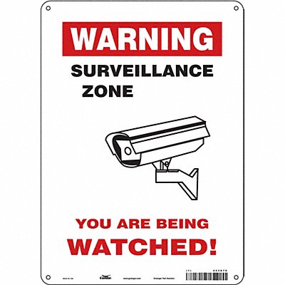 Safety Sign 14 in x 10 in Aluminum