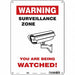 Safety Sign 14 in x 10 in Aluminum