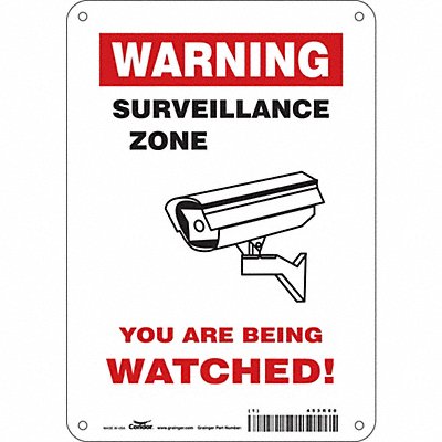 Safety Sign 10 in x 7 in Polyethylene