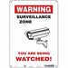 Safety Sign 14 in x 10 in Polyethylene
