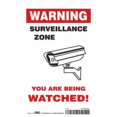Safety Sign 10 in x 7 in Vinyl
