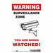 Safety Sign 10 in x 7 in Vinyl