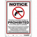 Safety Sign 14 in x 10 in Aluminum