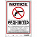 Safety Sign 14 in x 10 in Polyethylene