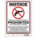 Safety Sign 14 in x 10 in Vinyl