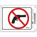 Safety Sign 5 in x 7 in Vinyl