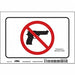 Safety Sign 4 in x 6 in Vinyl