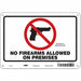 Safety Sign 7 in x 10 in Aluminum