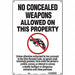 Safety Sign 18 in x 12 in Aluminum