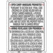Safety Sign 24 in x 18 in Polyethylene