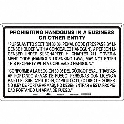 Safety Sign 30 in x 48 in Polyethylene