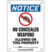 Safety Sign 7 in x 5 in Aluminum
