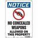 Safety Sign 14 in x 10 in Aluminum