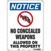 Safety Sign 14 in x 10 in Polyethylene