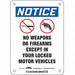 Safety Sign 7 in x 5 in Polyethylene