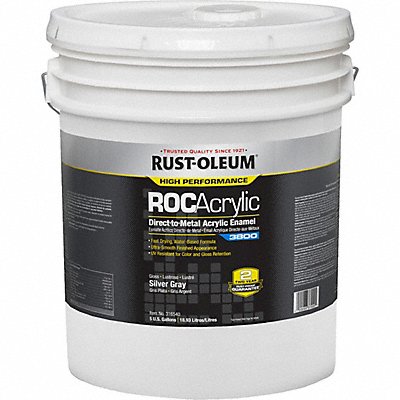 J6598 Acrylic Enamel Coating Silver Gray 5 gal