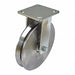 V-Groove Track-Wheel Plate Caster Rigid