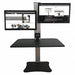 Electric Dual Monitor Standing Desk 28 W