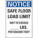 Notice Sign 10 inx7 in Non-PVC Polymer