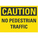 Eco-Decal Pedestrian Traffic 7inx10in