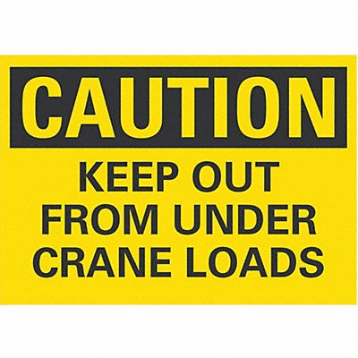 Caution Sign 10inx14in Non-PVC Polymer