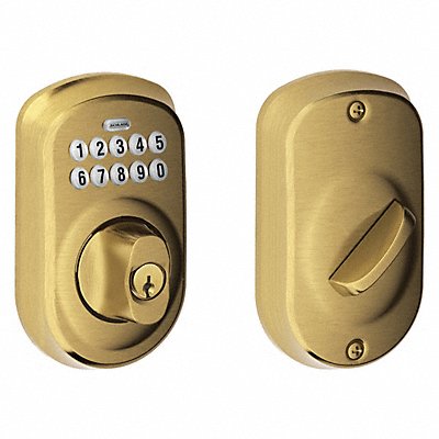 Push Button Lockset Deadbolt Handle