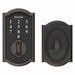 Electronic Lock Deadbolt Antique Bronze