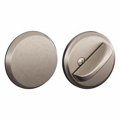 One-Sided Deadbolt Satin Nickel Finish