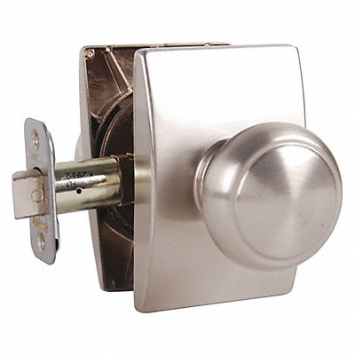 Knob Lockset Satin Nickel Passage Gr 2