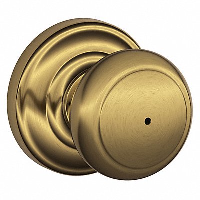 Knob Lockset Antique Brass Privacy Gr 2