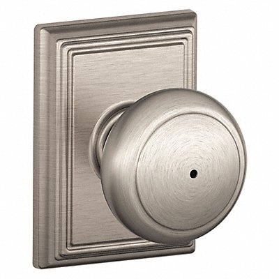 Knob Lockset Satin Nickel Privacy Gr 2