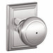Knob Lockset Bright Chrome Privacy Gr 2