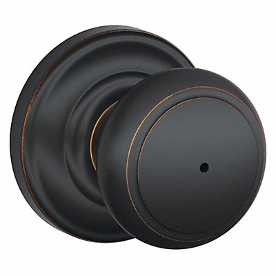 Knob Lockset Antique Bronze Privacy Gr 2